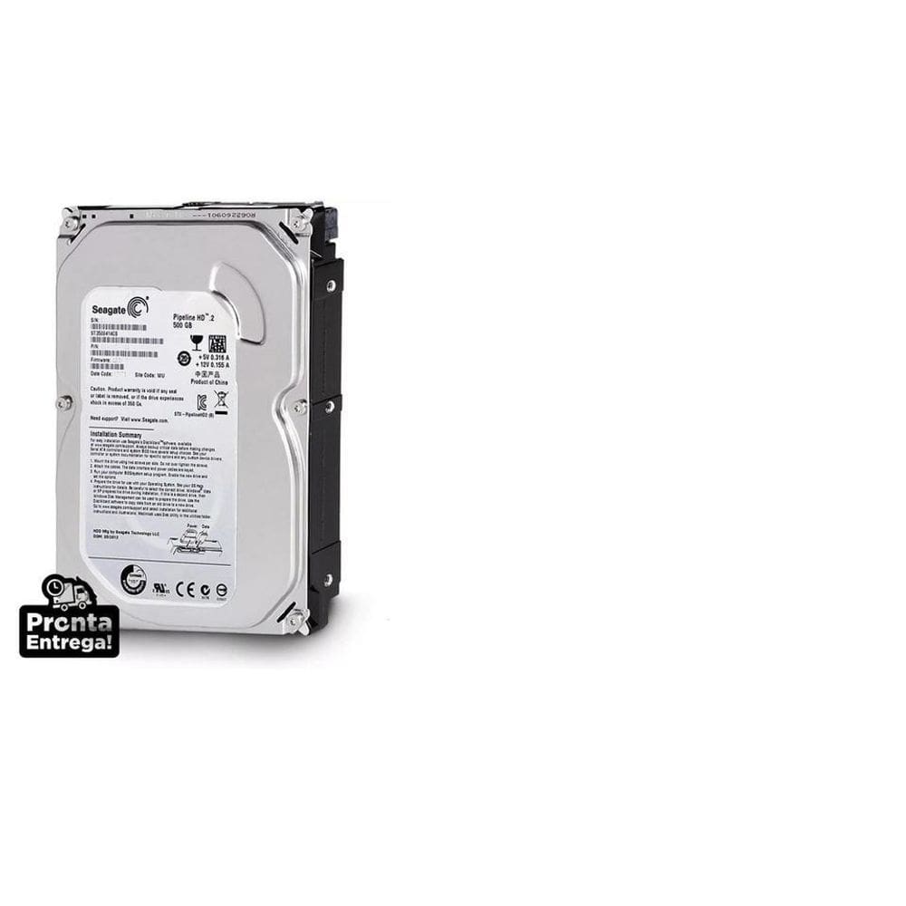 Hd Disco Rigido Slim Inte 500Gb Video Sata Seagate Pipeline
