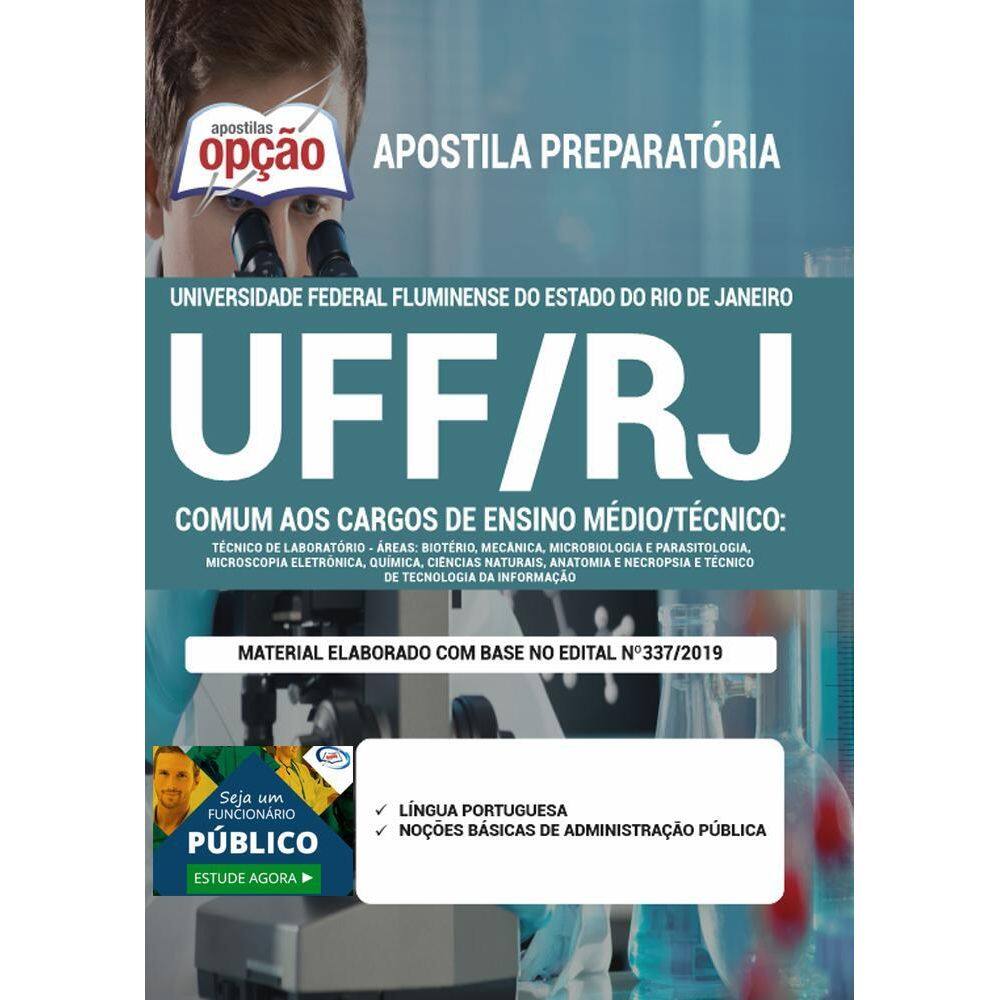 Apostila Concurso Uff Rj - Cargos De Ensino Médio/Técnico