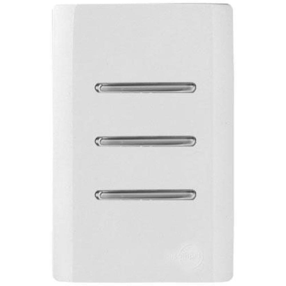 Cj Triplo 1 Simples + 2 4X2 Novara Branco Cromado