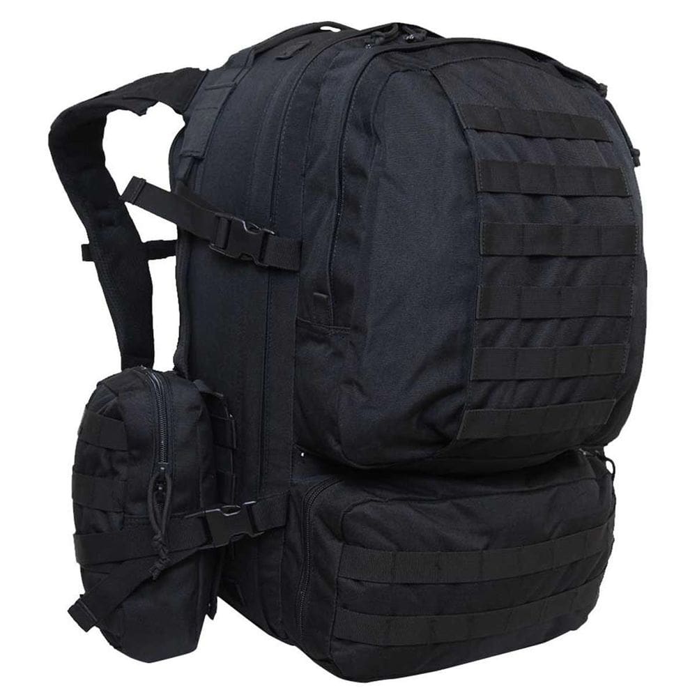 Mochila Cargueira Hornet 55L Com Sistema Molle Preta