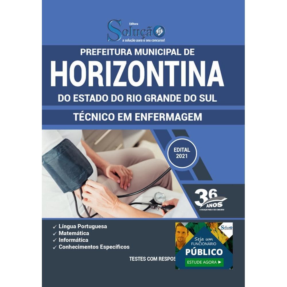 Apostila Prefeitura Horizontina RS - Técnico em Enfermagem