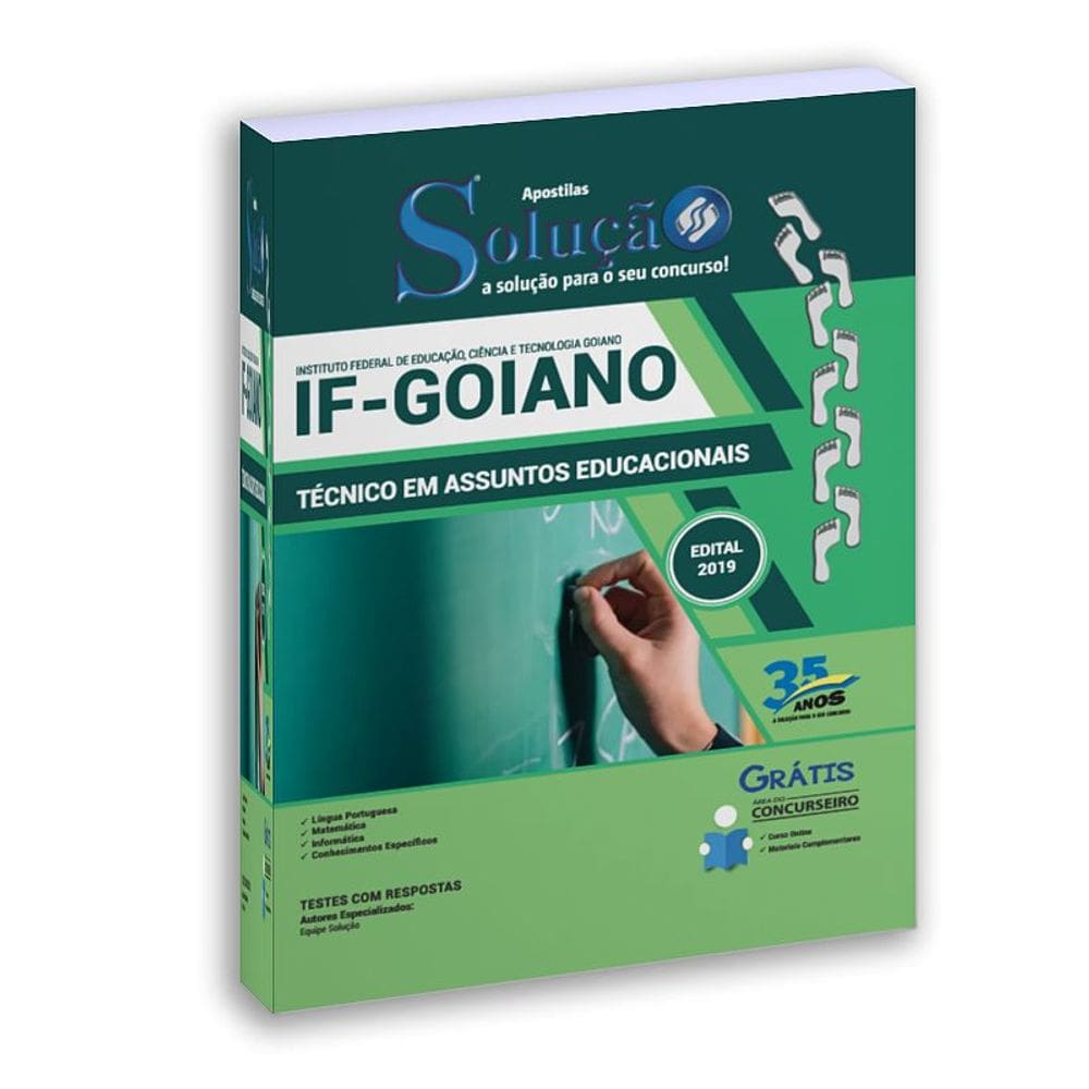 Apostila IF Goiano 2019 - Técnico em Assuntos Educacionais