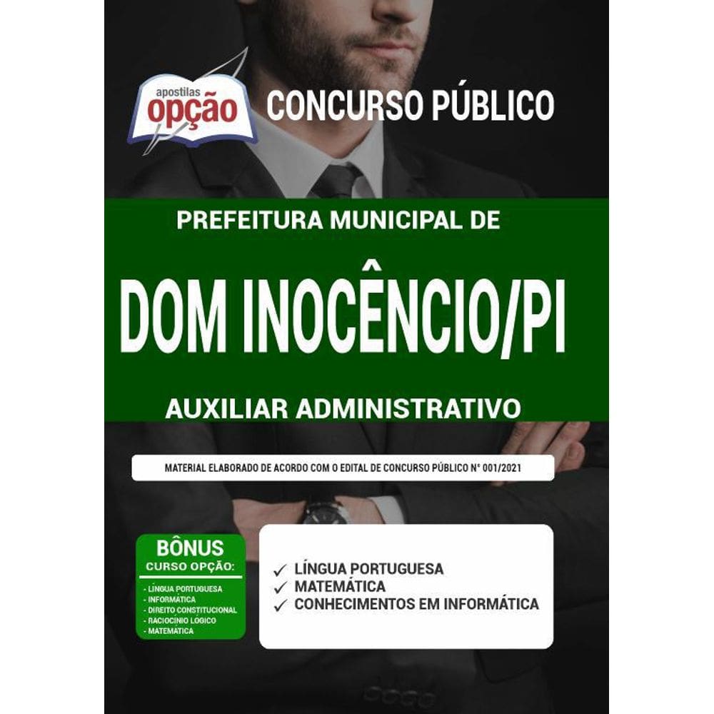 Apostila Dom Inocêncio Pi - Professor Educação Básica 1 E 2