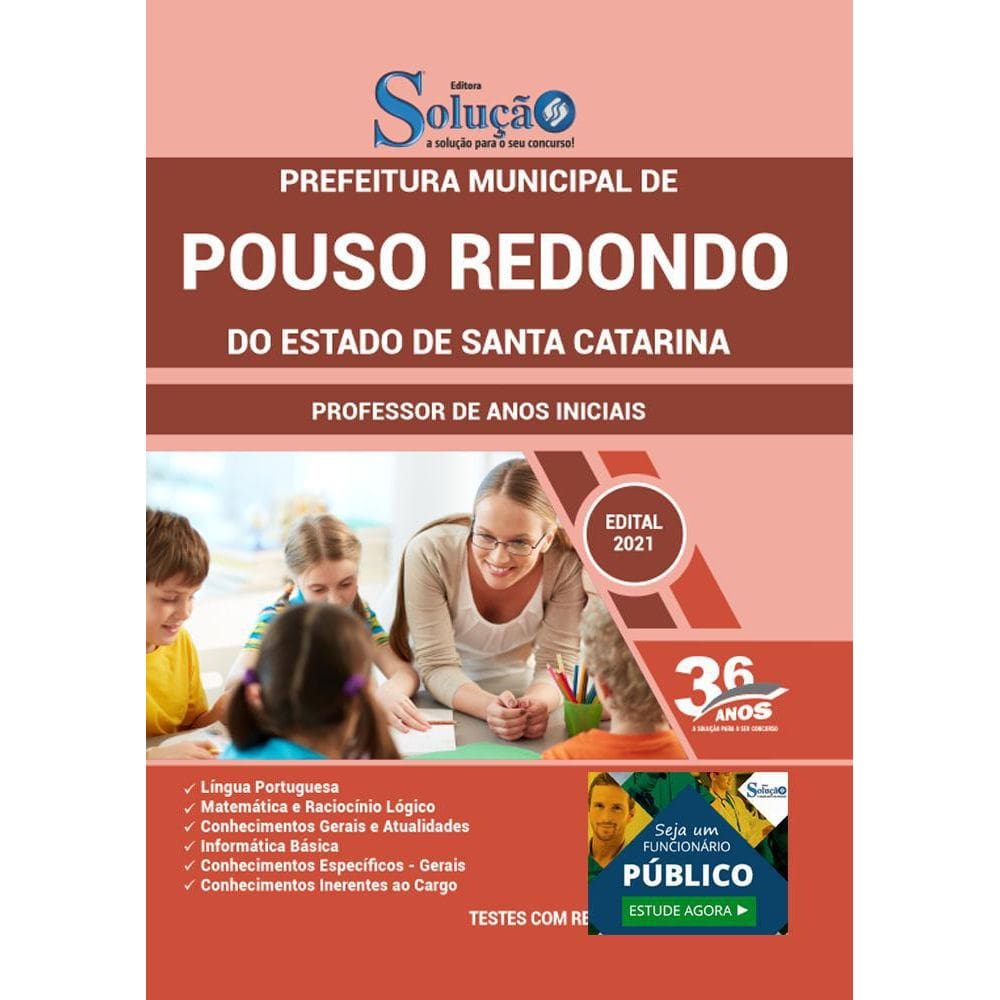 Apostila Pouso Redondo Sc - Professor De Anos Iniciais