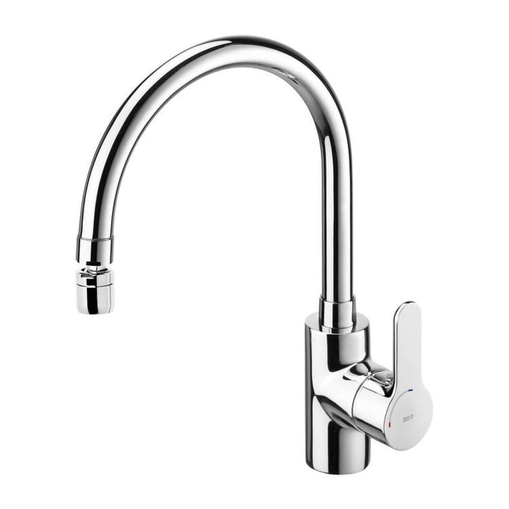Kit com 3 Monocomando para Cozinha de Mesa Bica Alta com Arejador Articulado L20 Cromado