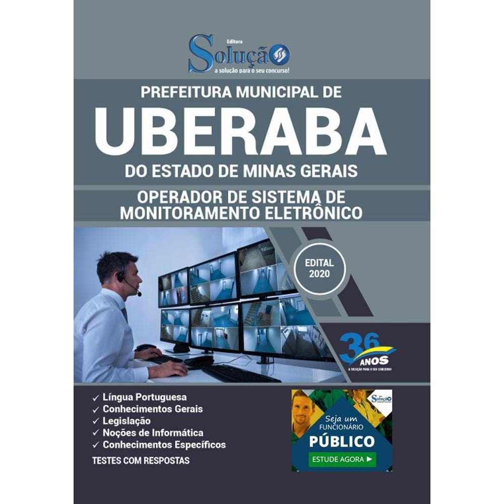 Apostila Uberaba Mg - Operador De Sistema De Monitoramento