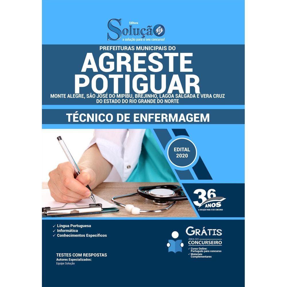 Apostila Prefeituras Agreste Potiguar Técnico Em Enfermagem