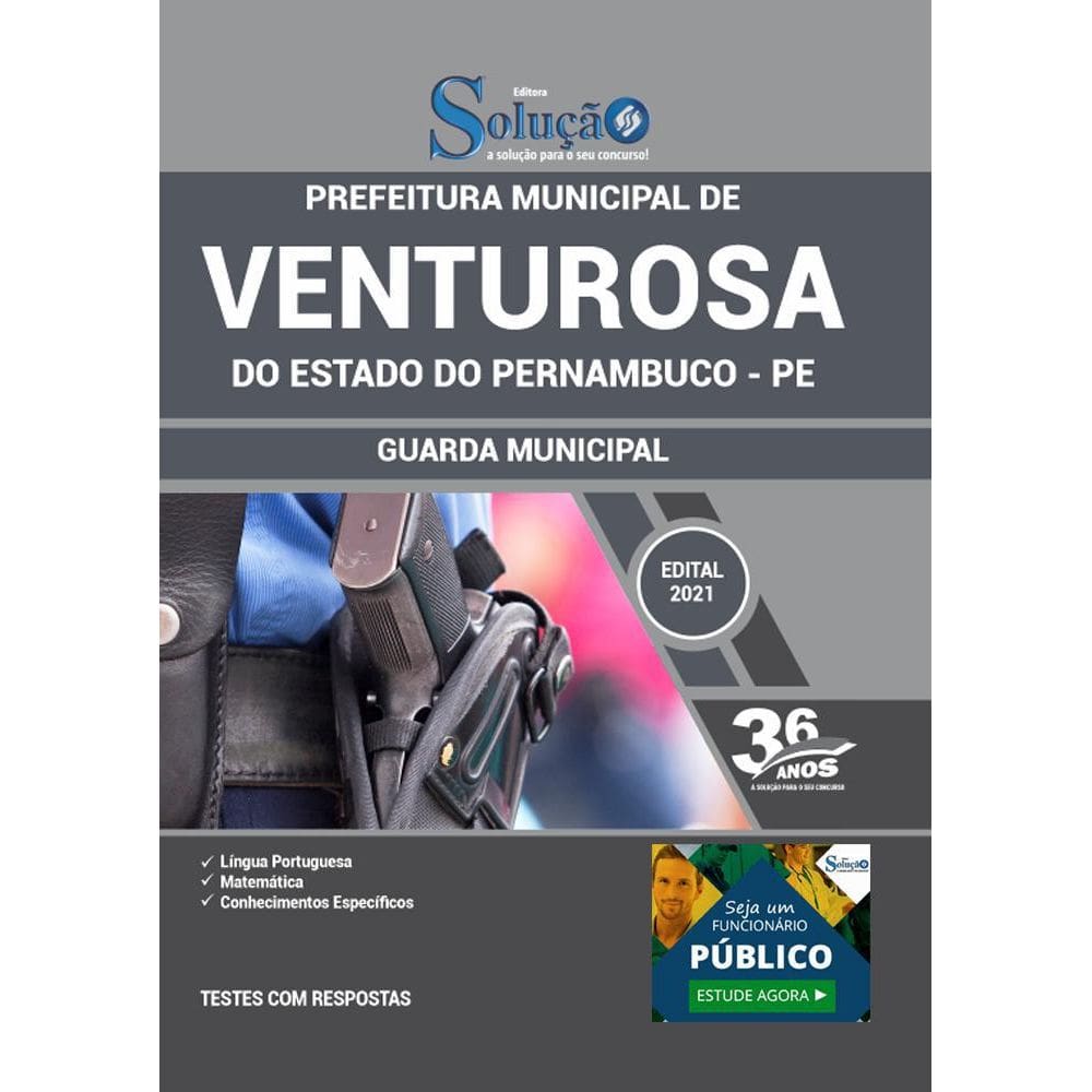 Apostila Prefeitura Venturosa Pe - Guarda Municipal