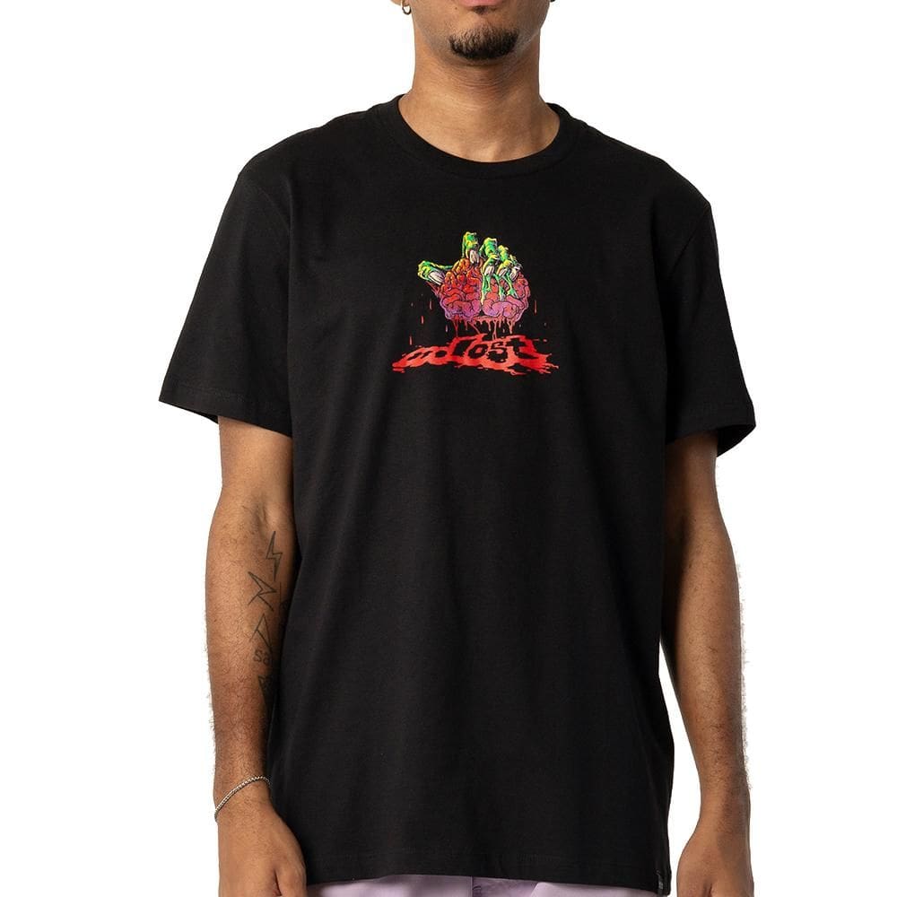 Camiseta Lost Raised To Be Lost SM26 Masculina Preto