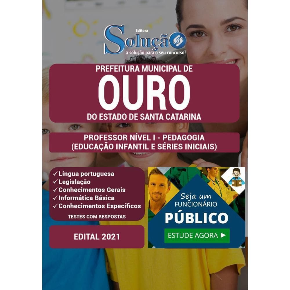Apostila Ouro Sc Professor Educação Infantil Séries Iniciais
