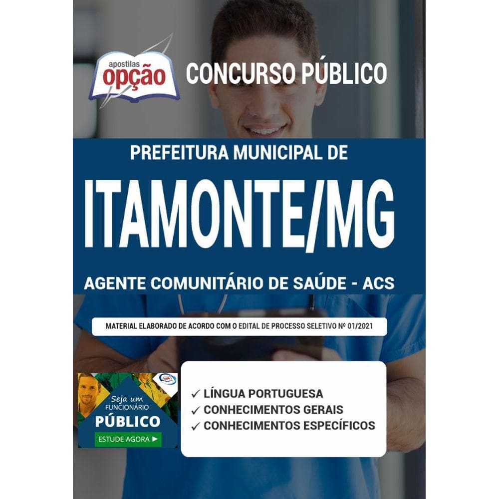 Apostila Itamonte Mg - Agente Comunitário De Saúde - Acs