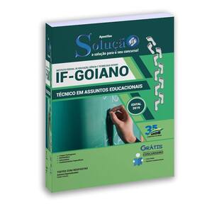 ApostilaIF Goiano 2019 - Técnico em Assuntos Educacionais