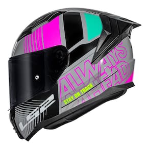 Capacete LS2 FF810 Vigo Shift Light Cinza e Rosa