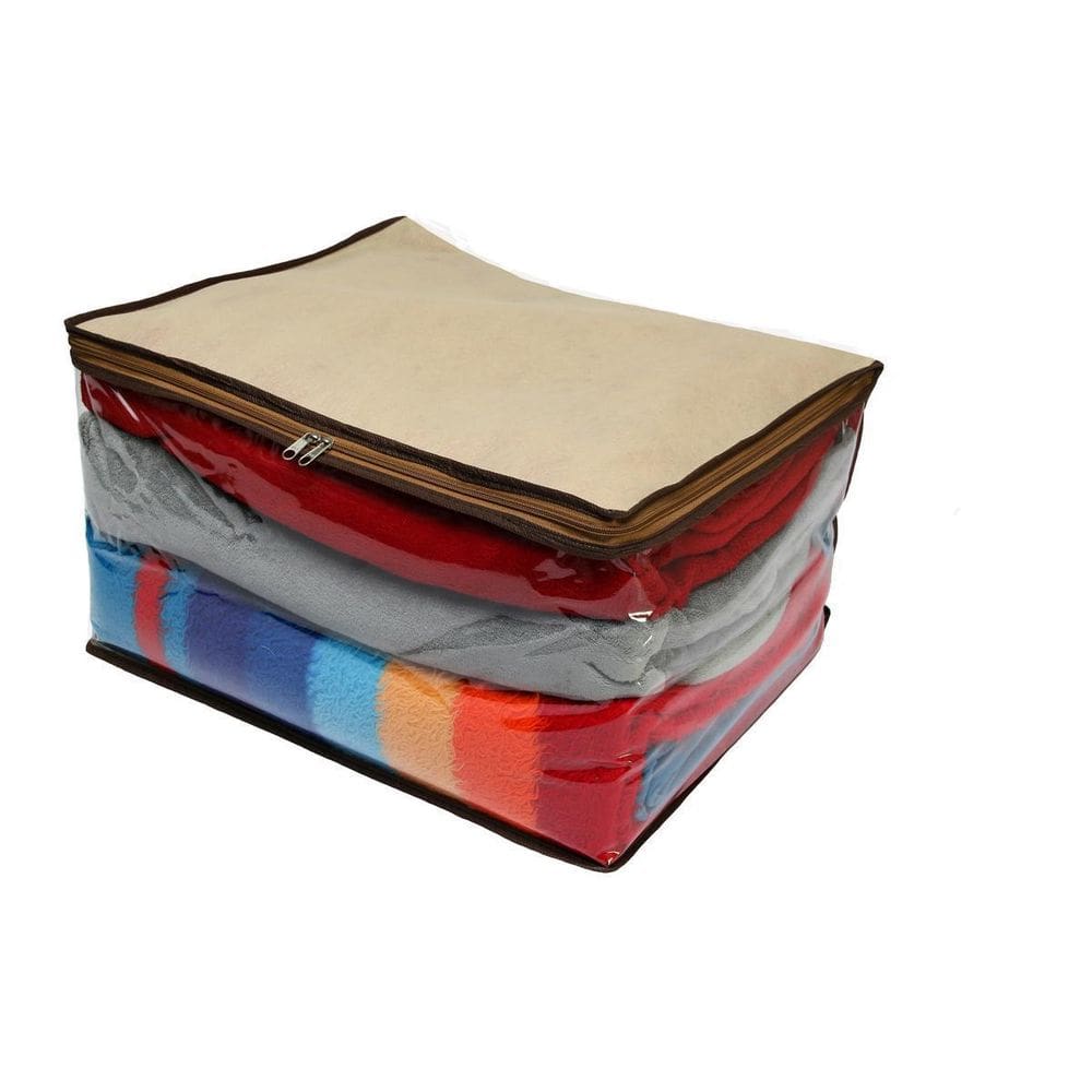 Capa Organizador Premium Bege Multiuso Tnt 50X44X25