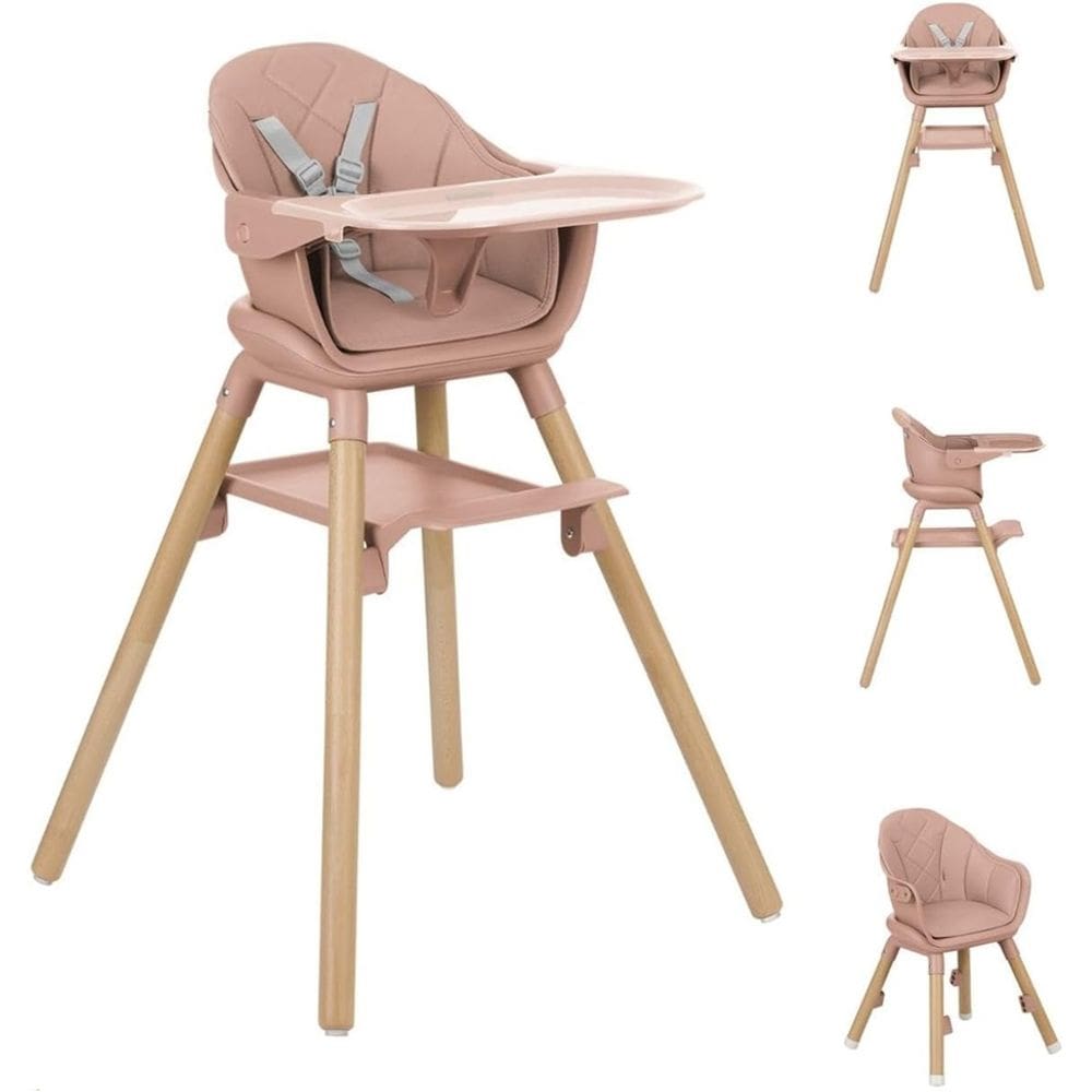 Cadeira Refeicao 6 Em 1 Woody Pink (Rosa) - Kikka Boo