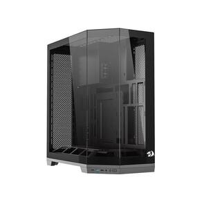 Gabinete Gamer Redragon Edge Preto Sem Fans CA-608B