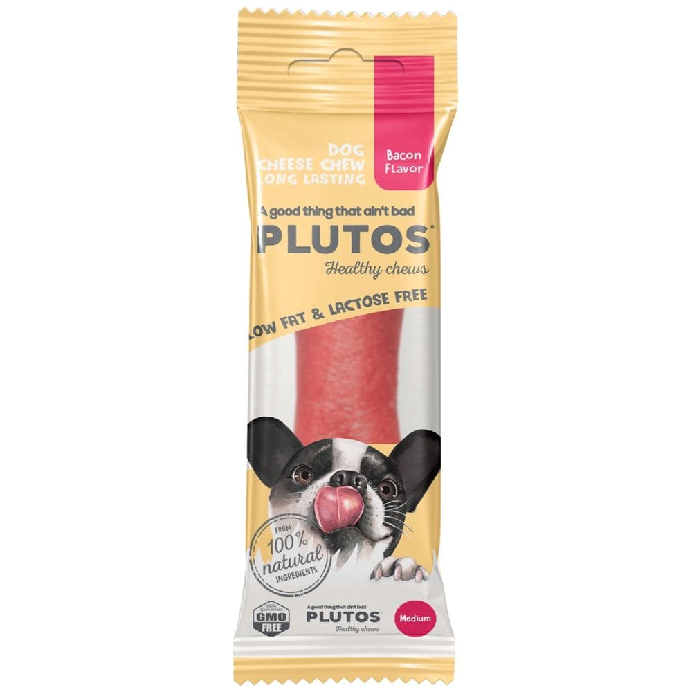 Mordedor Natural Plutos Cheese & Bacon 60g ( Queijo e Porco ) Para Cachorro - Médio
