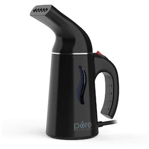 sistema de vaporização de Roupas com Desligamento Automático, 110v, PURE ENRICHMENT , Preto