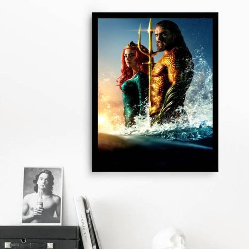 Quadro Decorativo Fotografia Aquaman