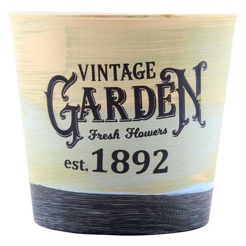 Kit 6 Mini Vasos De Planta Cachepot Estampados Decorados 12,5cm