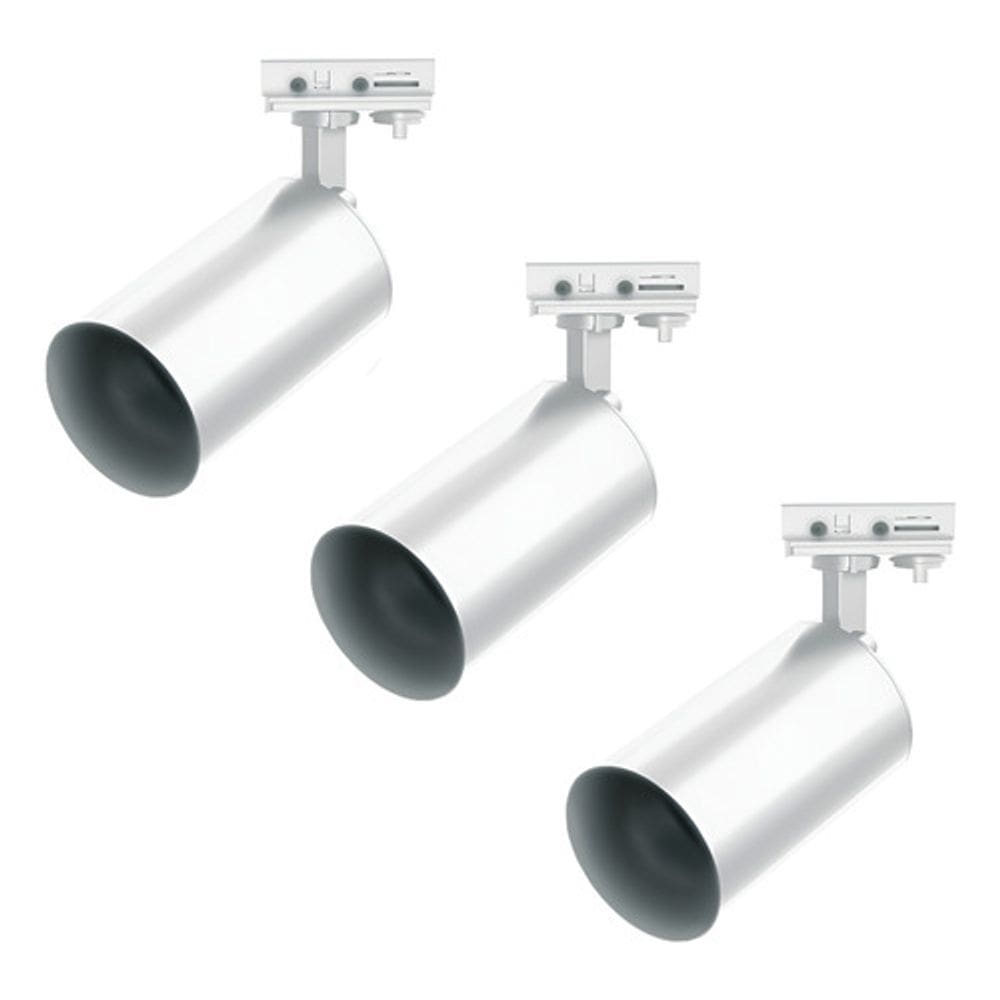 Kit Trilho Com 3 Spots Branco Eco3997 Inspire 9w Bivolt