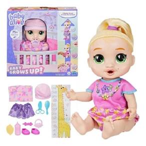 Boneca Baby Alive Lala GooGoo Grows Up Loira - Cresce de Verdade, Primeiro Dente, 75 Sons e Frases em Portugues - Hasbro