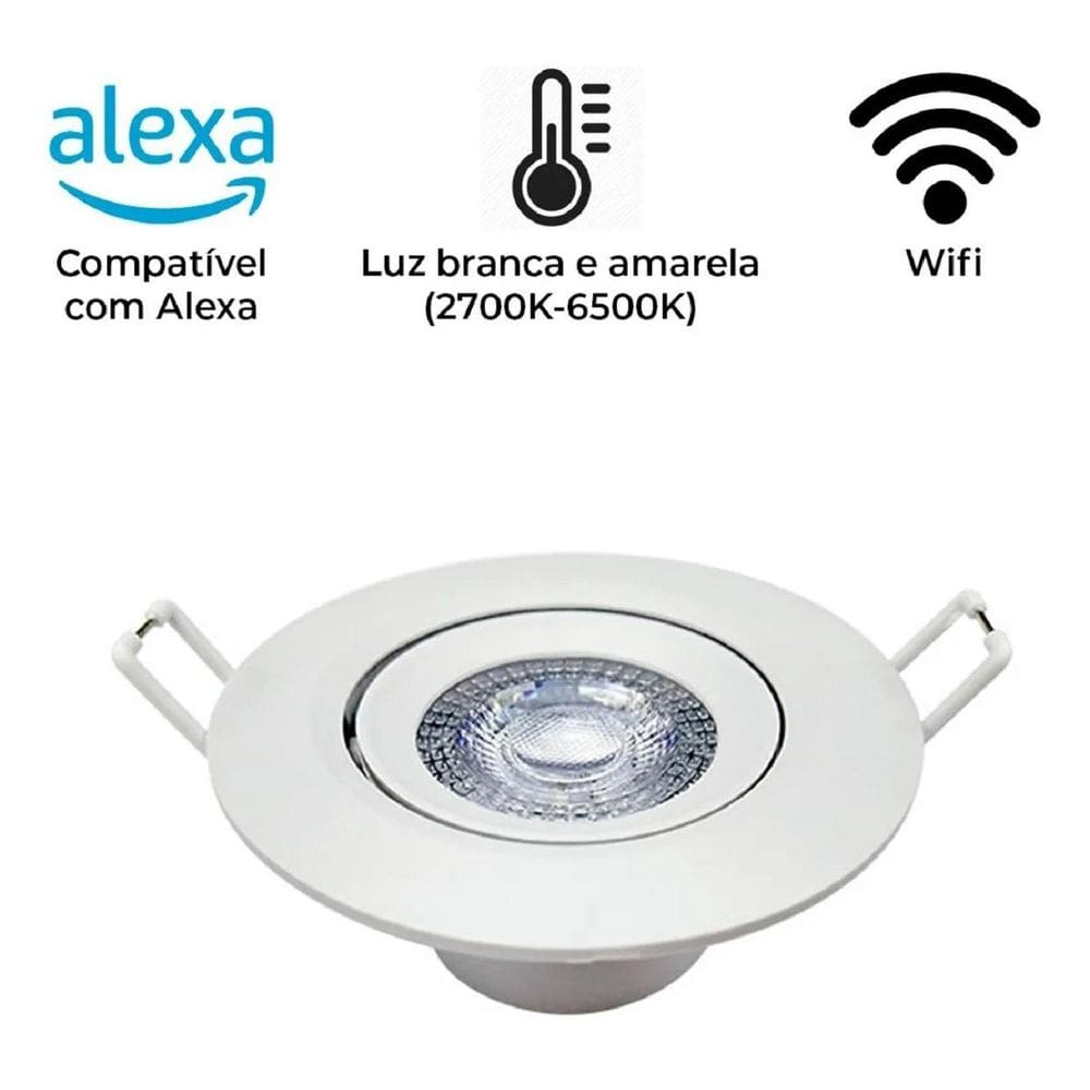Led Spot Avant Neo Redondo 5W 2700K-6500K Rgb Bivolt