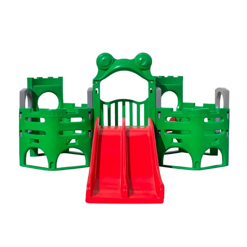 Playground Adventure Frog com Escorregador
