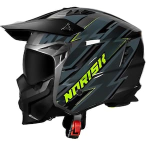 Capacete Norisk Darth Il 2 Storm Articulado Cinza Titanium