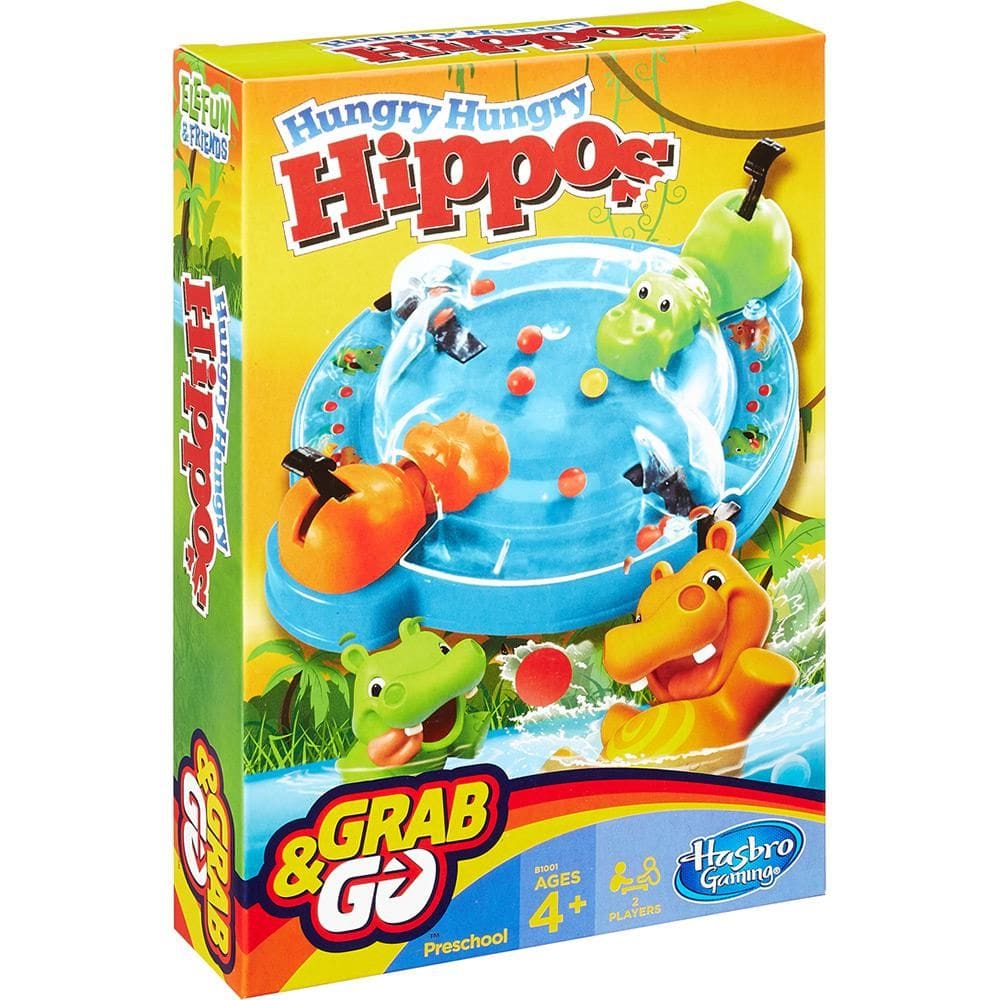 Jogo Hipopótamo Comilão Grab e Go - Hasbro