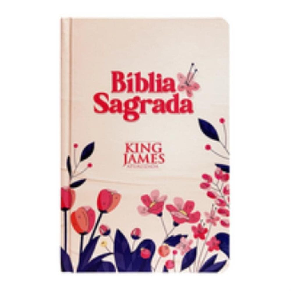 Bíblia slim KJA - floral cartoon