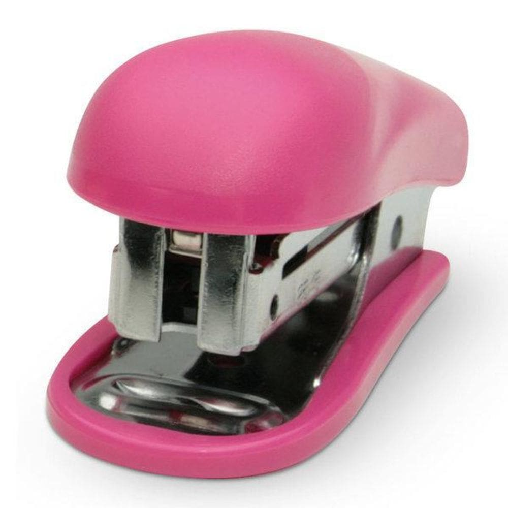 Mini Grampeador Vermelho Tilibra