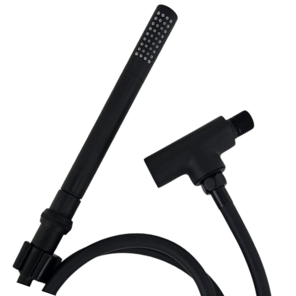 Desviador Chuveiro, Flexivel E Ducha Manual 2984 Black Matte Fani