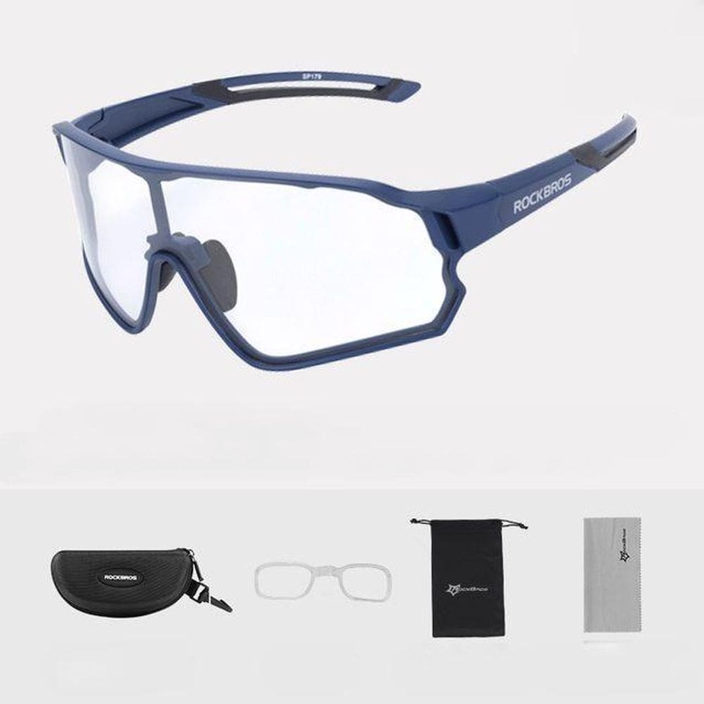 Óculos Ciclismo Mtb Fotocromático Rockbros - Clip Grau