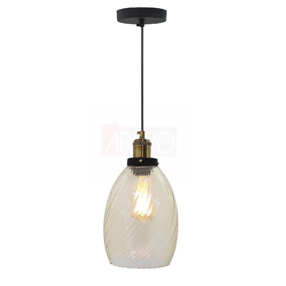 Pendente Industrial Moderno Fat Âmbar Para Bancada