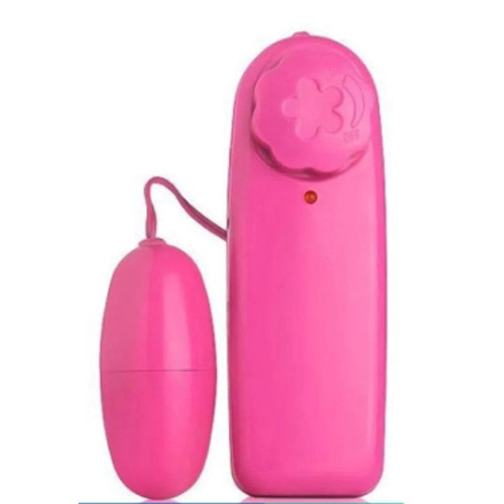 Mini Massageador Corporal Bullet Elétrico Portátil - Rosa