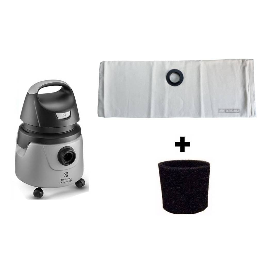 Saco Reutilizável Para Aspirador Electrolux A10 Smart A10N1 + Filtro