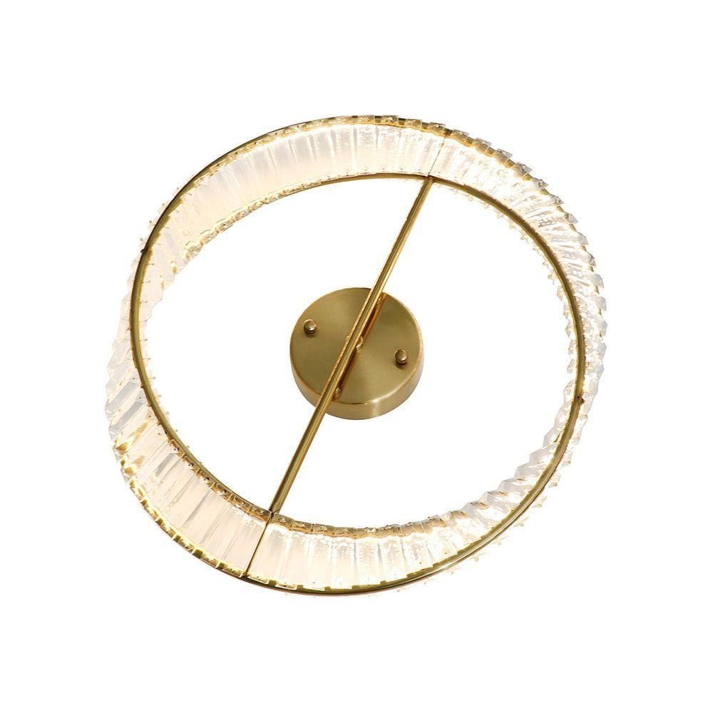 Plafon Skylight Domino 4021 Dourado Led 60cm Bivolt Dourado-transparente