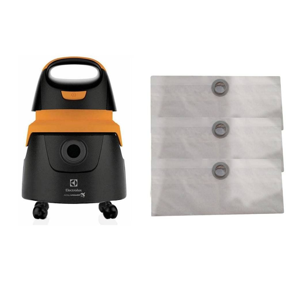 Kit com 6 Sacos Descartáveis Aspirador De Pó Electrolux Acqua Power AQP20