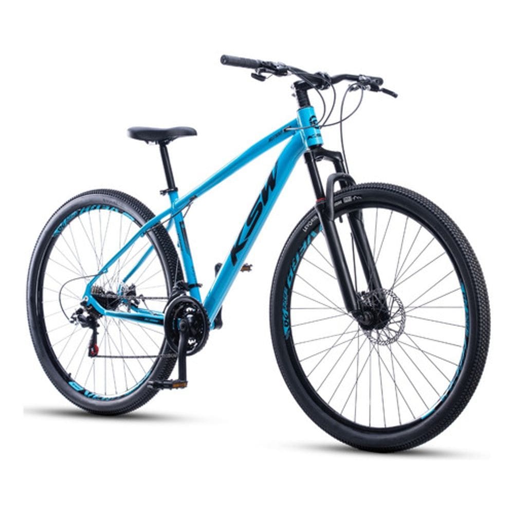 Bicicleta Aro 29 Ksw 27 Velocidades Alumínio Freio Disco Mtb