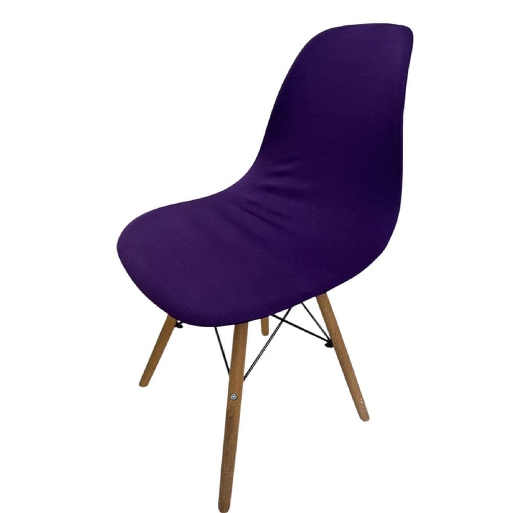 Capa de Cadeira Charles Eames Eiffel Pé Palito 1 Peça Malha Lisa