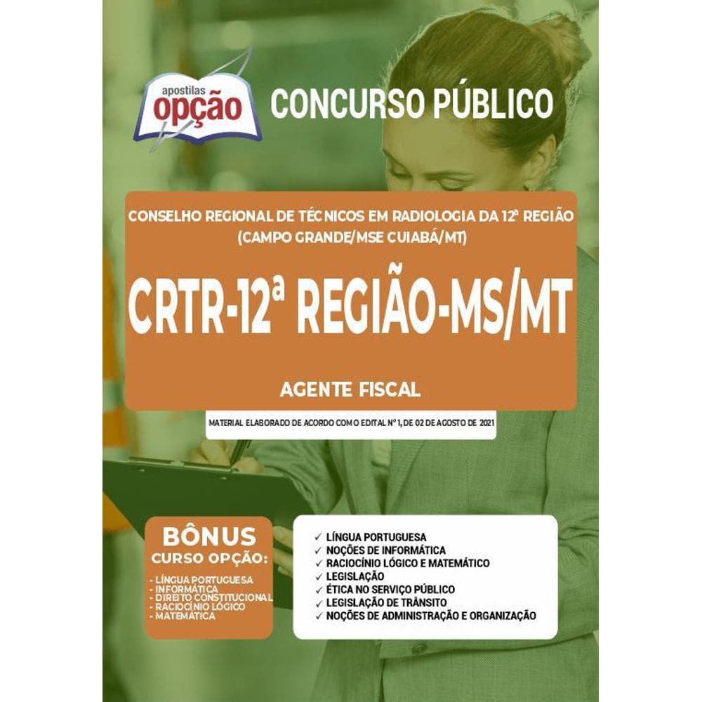 Apostila Concurso Crtr 12 - Agente Fiscal