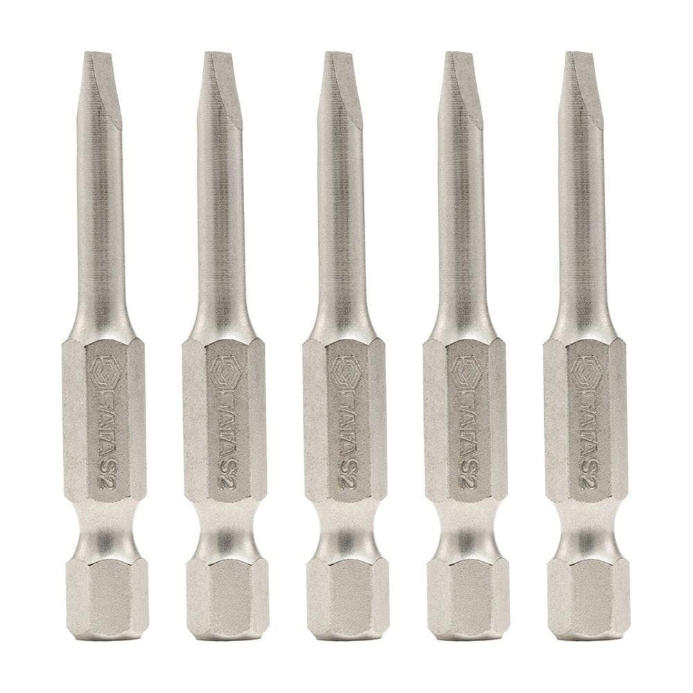Ponta Bits Fenda Sata 1/4P 6mmx50mm SM - Embalagem com 5 Unidades