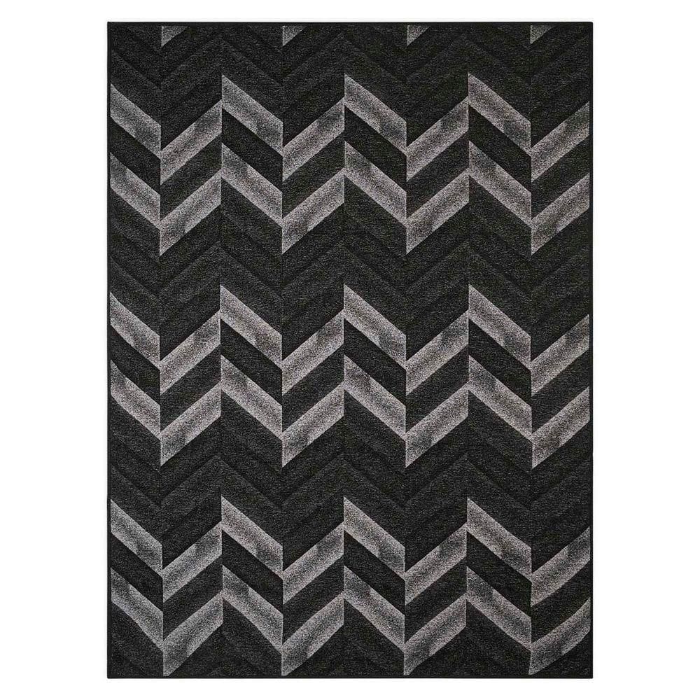 Tapete Sala Funcional Vitral 50 Preto 1,00x1,50m