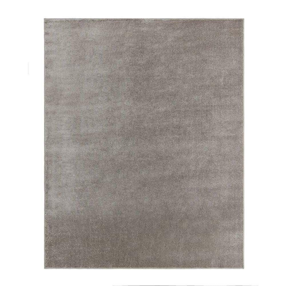 Tapete Para Sala Realce Liso 51 Cinza 1,00x1,50m