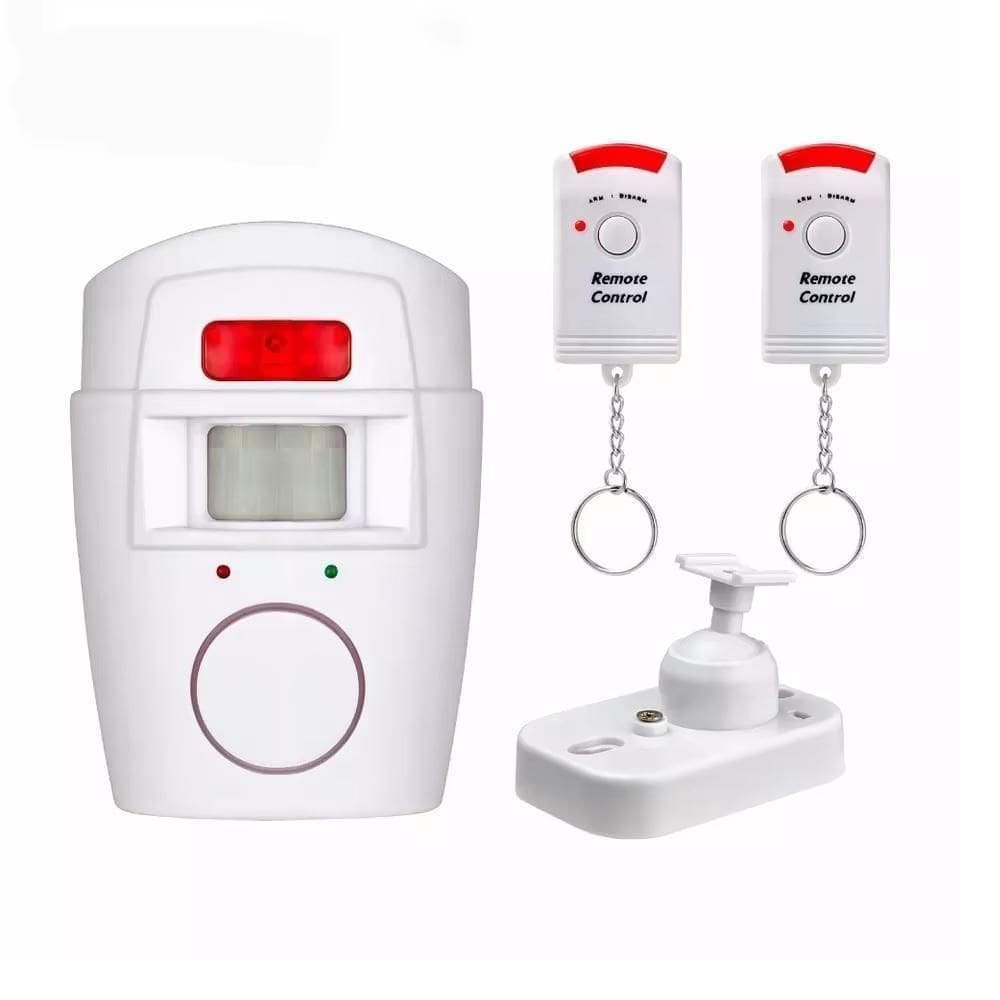 Alarme De Sensor De Movimento Sem Fio Com Controle Remoto Segurança Para Casa E Escritório