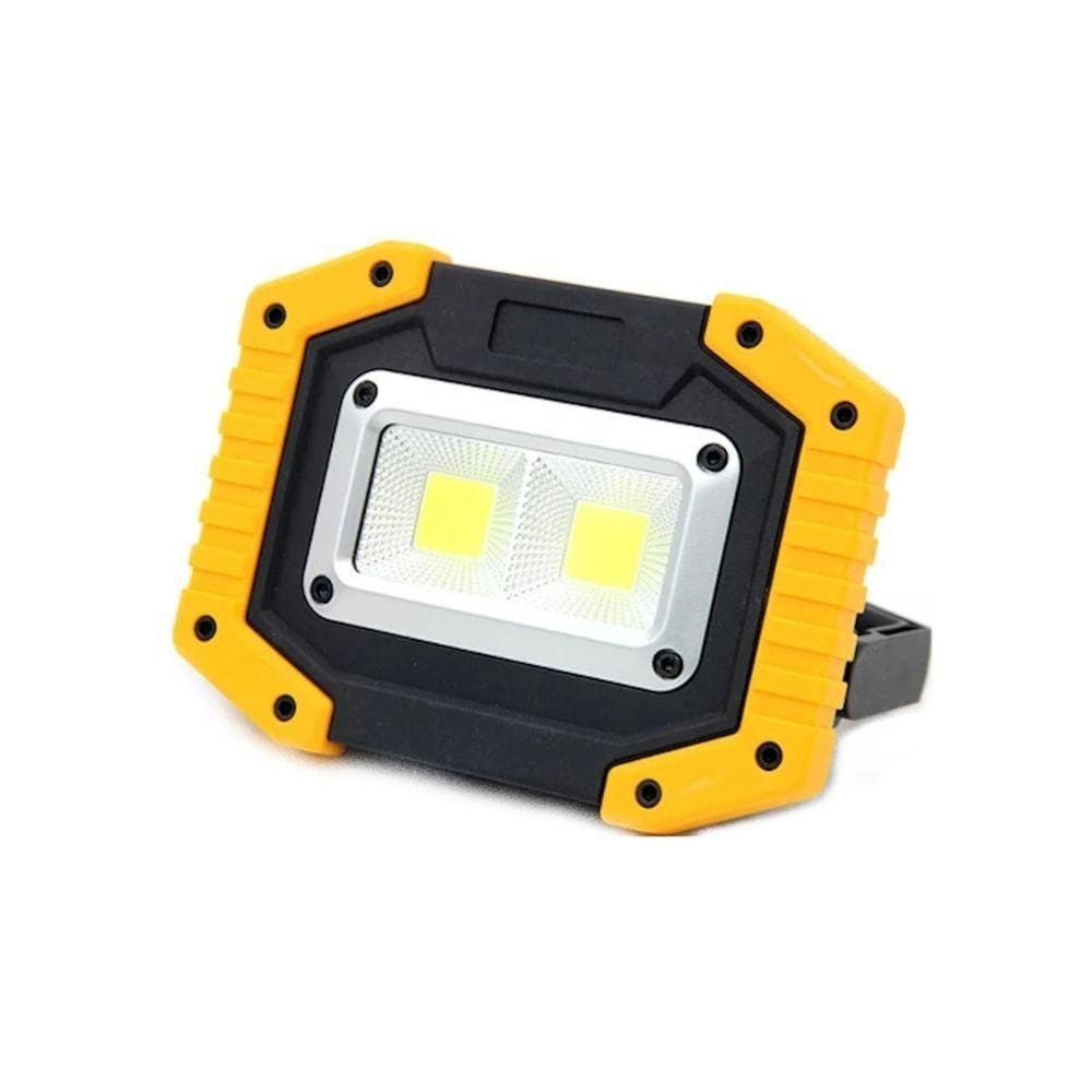 Lanterna Multifuncional Com Bateria Recarregável 8800mah Amarelo