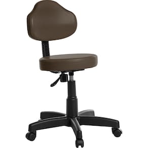 Cadeira Mocho Giratória Plus Viena Marrom 8,7kg
