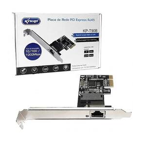 Placa de Rede PCI Express RJ45 1000 Mbps KP-T90B