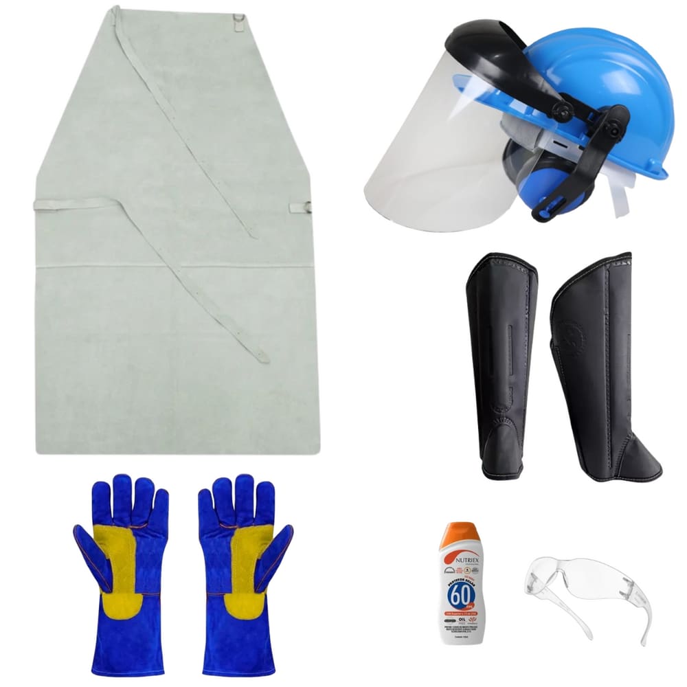 Kit EPI para Roçadeira Gasolina Elétrica Proteção de Alta Performance Pró
